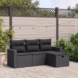 Cet ensemble de canapés de jardin est le complément parfait de votre arrière-cour, terrasse ou patio, offrant un espace confo ...