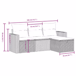 VidaXL 3263444 ensemble de meubles de jardin - Vue supplémentaire 4