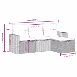 VidaXL 3263446 ensemble de meubles de jardin - Vue supplémentaire 4