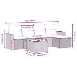 VidaXL 3263461 ensemble de meubles de jardin