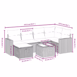 VidaXL 3263485 ensemble de meubles de jardin - Vue supplémentaire 4