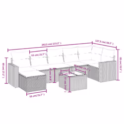VidaXL 3263505 ensemble de meubles de jardin - Vue supplémentaire 4