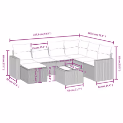 VidaXL 3263521 ensemble de meubles de jardin