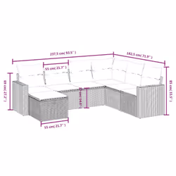 VidaXL 3263525 ensemble de meubles de jardin - Vue supplémentaire 4