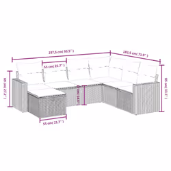 VidaXL 3263528 ensemble de meubles de jardin - Vue supplémentaire 4