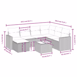 VidaXL 3263531 ensemble de meubles de jardin