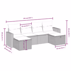 VidaXL 3263542 ensemble de meubles de jardin