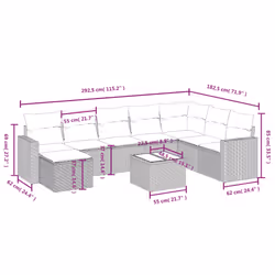 VidaXL 3263582 ensemble de meubles de jardin - Vue supplémentaire 4