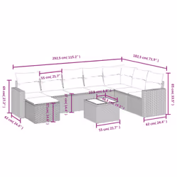 VidaXL 3263584 ensemble de meubles de jardin - Vue supplémentaire 4