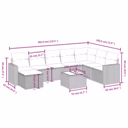 VidaXL 3263586 ensemble de meubles de jardin - Vue supplémentaire 4