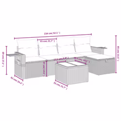 VidaXL 3263774 ensemble de meubles de jardin - Vue supplémentaire 4