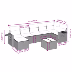 VidaXL 3263812 ensemble de meubles de jardin - Vue supplémentaire 4