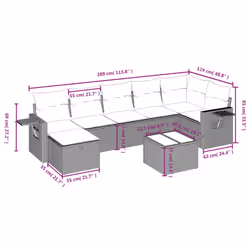 VidaXL 3263816 ensemble de meubles de jardin - Vue supplémentaire 4