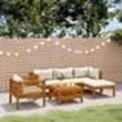 vidaXL Salon de jardin 8 pcs avec coussins gris résine tressée