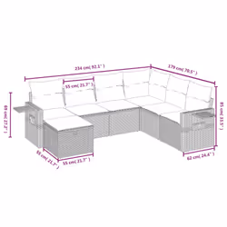 VidaXL 3263832 ensemble de meubles de jardin - Vue supplémentaire 4