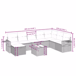 VidaXL 3263892 ensemble de meubles de jardin - Vue supplémentaire 4