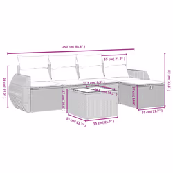 VidaXL 3264082 ensemble de meubles de jardin