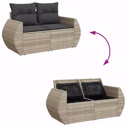 VidaXL 3264088 ensemble de meubles de jardin - Vue supplémentaire 8