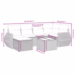 VidaXL 3264105 ensemble de meubles de jardin - Vue supplémentaire 4