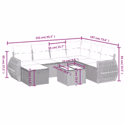 VidaXL 3264142 ensemble de meubles de jardin - Vue supplémentaire 4