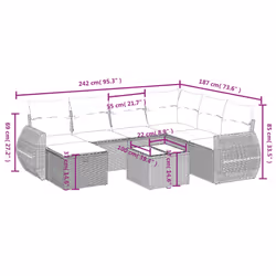 VidaXL 3264152 ensemble de meubles de jardin - Vue supplémentaire 4