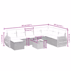 VidaXL 3264208 ensemble de meubles de jardin - Vue supplémentaire 4