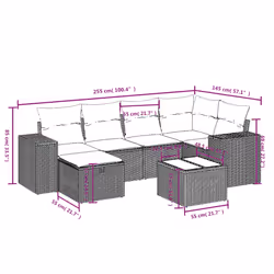 VidaXL 3264411 ensemble de meubles de jardin - Vue supplémentaire 4