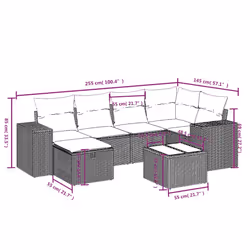 VidaXL 3264415 ensemble de meubles de jardin