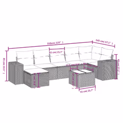 VidaXL 3264431 ensemble de meubles de jardin - Vue supplémentaire 4