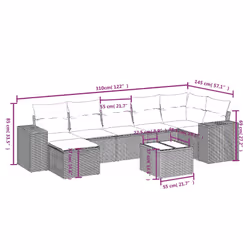 VidaXL 3264434 ensemble de meubles de jardin - Vue supplémentaire 4