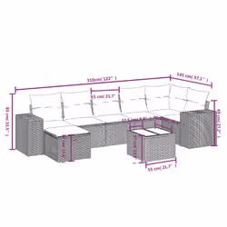 VidaXL 3264438 ensemble de meubles de jardin - Vue supplémentaire 4