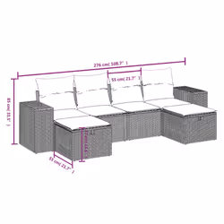 VidaXL 3264471 ensemble de meubles de jardin - Vue supplémentaire 4