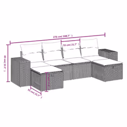 VidaXL 3264474 ensemble de meubles de jardin - Vue supplémentaire 4