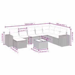 VidaXL 3264518 ensemble de meubles de jardin - Vue supplémentaire 4