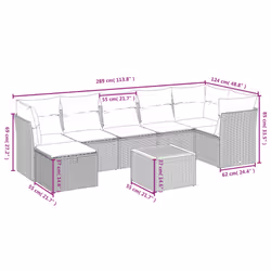 VidaXL 3264731 ensemble de meubles de jardin - Vue supplémentaire 4