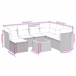 VidaXL 3264738 ensemble de meubles de jardin