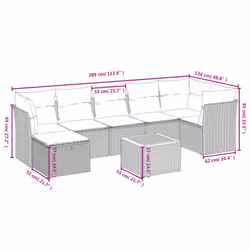 VidaXL 3264759 ensemble de meubles de jardin