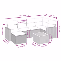 VidaXL 3264839 ensemble de meubles de jardin - Vue supplémentaire 4