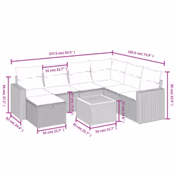 VidaXL 3264845 ensemble de meubles de jardin - Vue supplémentaire 4