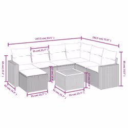 VidaXL 3264853 ensemble de meubles de jardin - Vue supplémentaire 4