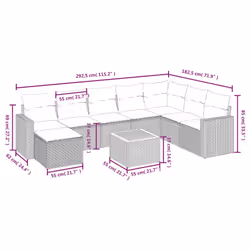 VidaXL 3264873 ensemble de meubles de jardin - Vue supplémentaire 4