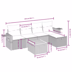 VidaXL 3264944 ensemble de meubles de jardin - Vue supplémentaire 4