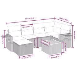 VidaXL 3264947 ensemble de meubles de jardin - Vue supplémentaire 4