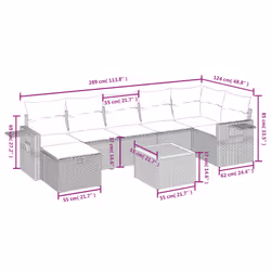 VidaXL 3264955 ensemble de meubles de jardin - Vue supplémentaire 4
