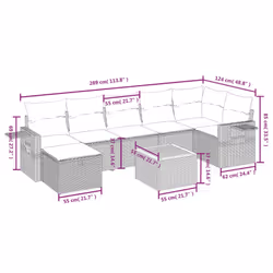 VidaXL 3264957 ensemble de meubles de jardin - Vue supplémentaire 4