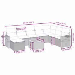 VidaXL 3264985 ensemble de meubles de jardin - Vue supplémentaire 4