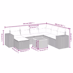 VidaXL 3265181 ensemble de meubles de jardin