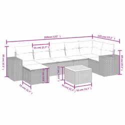 VidaXL 3265183 ensemble de meubles de jardin - Vue supplémentaire 4