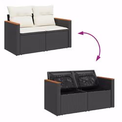 VidaXL 3265270 ensemble de meubles de jardin - Vue supplémentaire 7