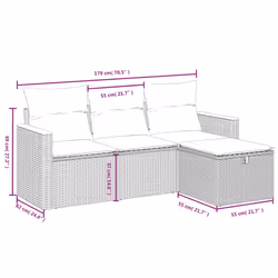 VidaXL 3265274 ensemble de meubles de jardin - Vue supplémentaire 4